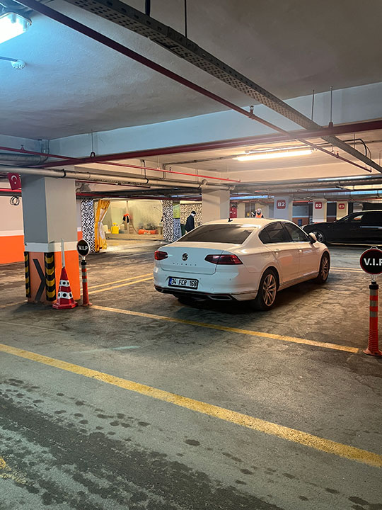Clubsporium Otoparkı Yol ve Duvar Çizgileri, Duvar Boyası, Yangın ve Havalandırma Yapım İşi